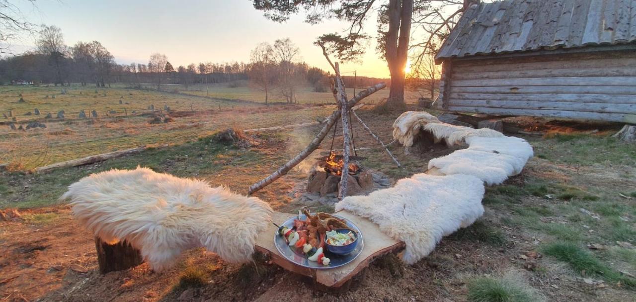 Vittfarnas Hird Vikingaby Bed and Breakfast Sosdala Exterior foto