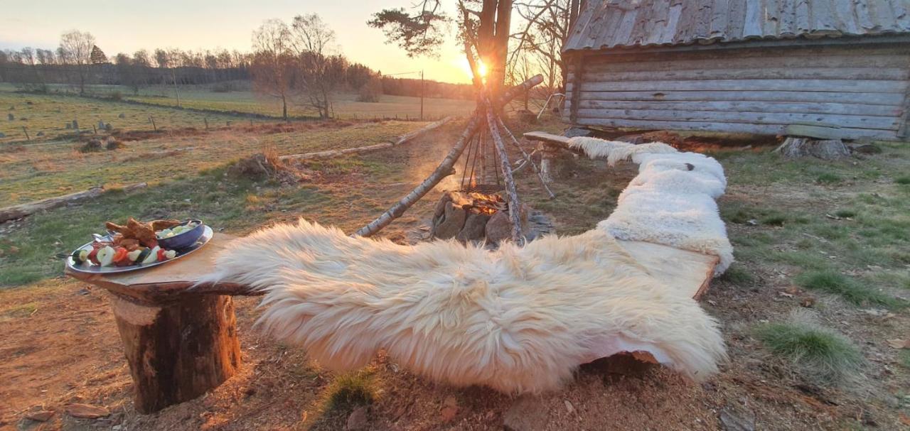 Vittfarnas Hird Vikingaby Bed and Breakfast Sosdala Exterior foto